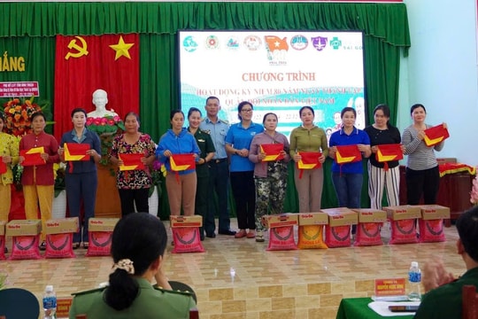 Phụ nữ Biên phòng đồng hành cùng phụ nữ biên cương