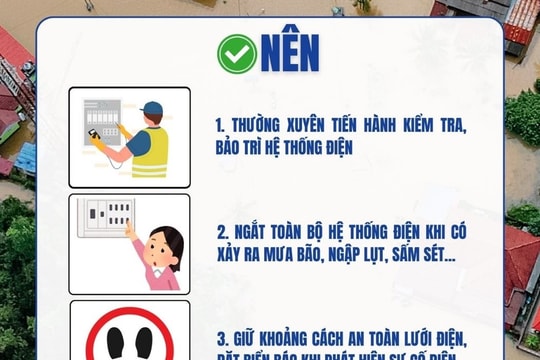 Công ty Điện lực Bình Thuận lưu ý về An toàn điện trong mùa mưa bão