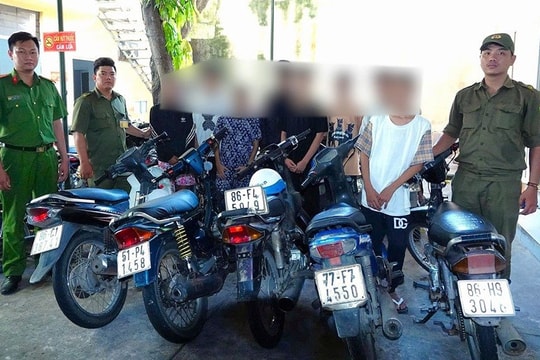 Phát hiện nhóm thanh, thiếu niên thực hiện hàng loạt vụ trộm xe máy tại Phan Thiết