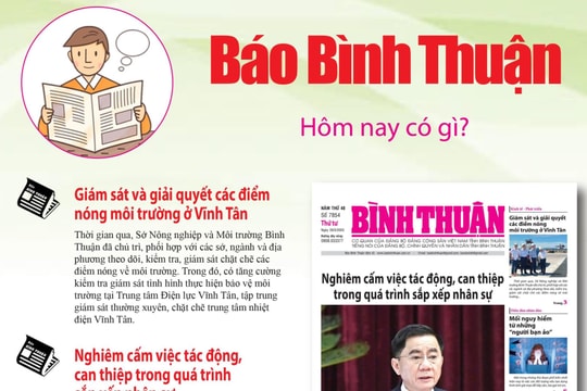Kính mời độc giả đón đọc báo in Bình Thuận hôm nay (28/5)
