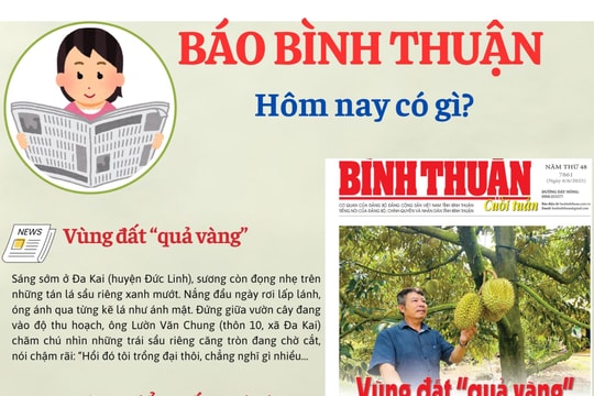 Kính mời độc giả đón đọc báo in Bình Thuận hôm nay (6/6)