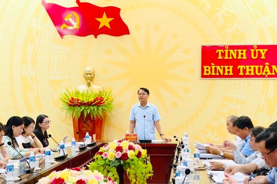 
Phó Bí thư Thường trực Tỉnh uỷ làm việc với Uỷ ban MTTQ Việt Nam và các tổ chức chính trị - xã hội tỉnh