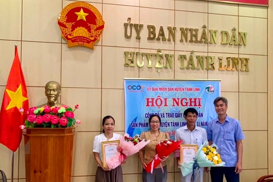 Tánh Linh: Công nhận thêm 3 sản phẩm OCOP 3 sao