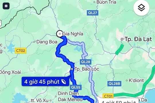 Cao tốc liên vùng cho tỉnh Lâm Đồng mới