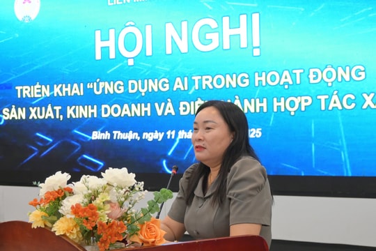Ứng dụng AI trong quản trị, điều hành hợp tác xã