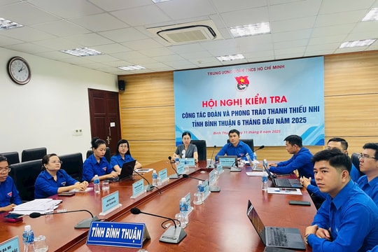 Trung ương Đoàn kiểm tra công tác Đoàn và phong trào thanh thiếu nhi tỉnh Bình Thuận