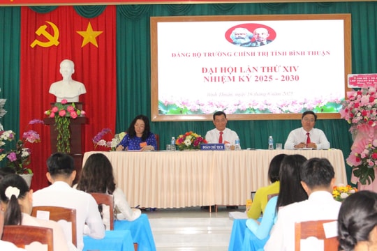 
Đại hội Đảng bộ Trường Chính trị tỉnh lần thứ XIV nhiệm kỳ 2025 - 2030