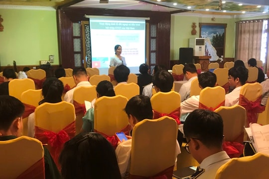 Tập huấn về Hiệp định thương mại tự do và hội nhập kinh tế quốc tế