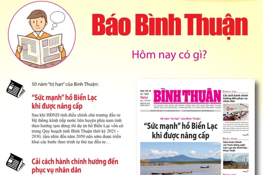Kính mời độc giả đón đọc báo in Bình Thuận hôm nay (18/6)