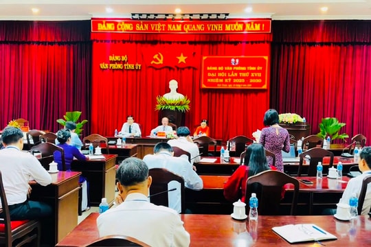 Đại hội Đảng bộ Văn phòng Tỉnh ủy lần thứ XVII, nhiệm kỳ 2025 – 2030