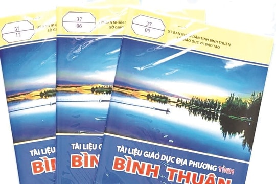 Dạy - học tài liệu giáo dục địa phương mới