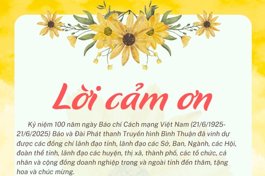 Lời cảm ơn