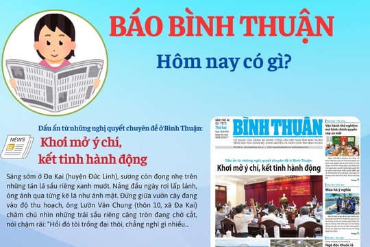 Kính mời độc giả đón đọc báo in Bình Thuận hôm nay (23/6)