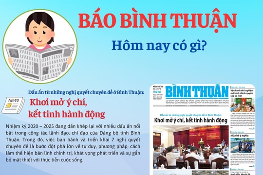 Kính mời độc giả đón đọc báo in Bình Thuận hôm nay (23/6)