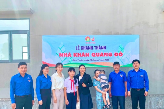Khánh thành nhà “Khăn quàng đỏ” cho thiếu nhi có hoàn cảnh khó khăn
