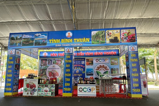 Bình Thuận tham gia Hội chợ Xúc tiến thương mại cho các hợp tác xã khu vực miền Trung - Tây nguyên