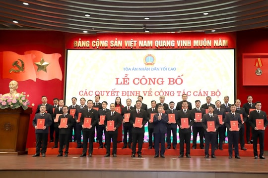Đồng chí Nguyễn Văn Thanh được bổ nhiệm giữ chức vụ Chánh án TAND tỉnh Lâm Đồng (mới)