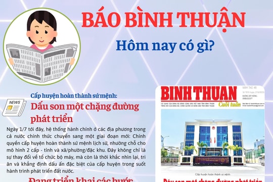 Kính mời độc giả đón đọc báo in Bình Thuận hôm nay (27/6)