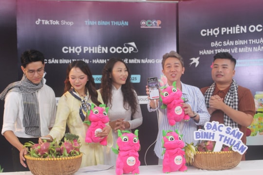 Livestream Chợ phiên OCOP Bình Thuận