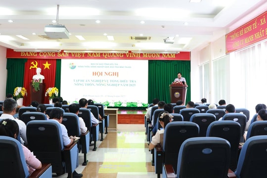  Bình Thuận sẵn sàng cho cuộc Tổng điều tra nông thôn, nông nghiệp năm 2025