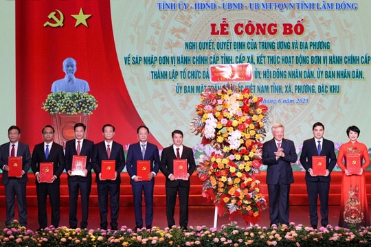 Phát biểu của Phó Thủ tướng Thường trực Nguyễn Hòa Bình tại Lễ công bố tỉnh Lâm Đồng