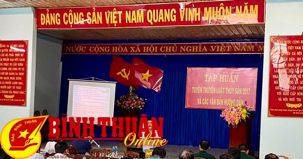 Tuyên truyền chống khai thác IUU cho thuyền trưởng, chủ phương tiện ở La Gi