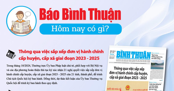 Kính mời độc giả đón đọc báo in Bình Thuận hôm nay (28/10)