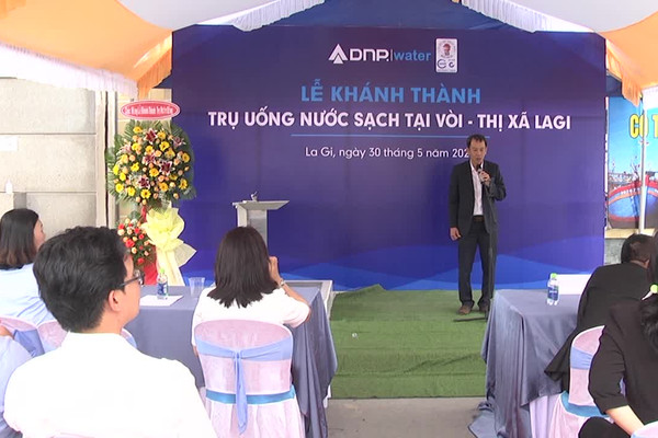 Khánh thành 3 trụ nước uống sạch miễn phí phục vụ cộng đồng tại Bình Thuận